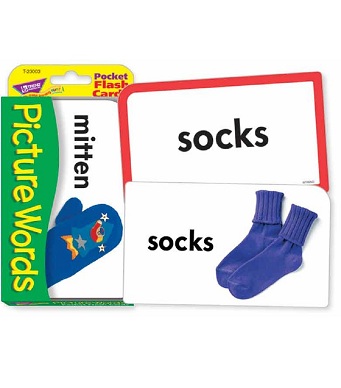 Pocket Flash Cards-Picture Words